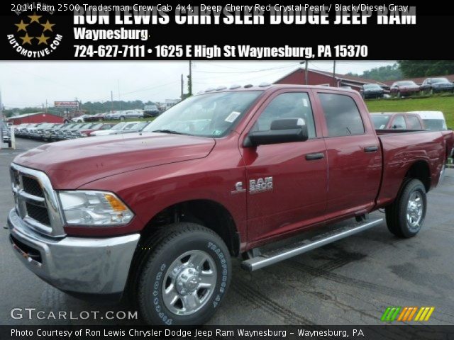 2014 Ram 2500 Tradesman Crew Cab 4x4 in Deep Cherry Red Crystal Pearl