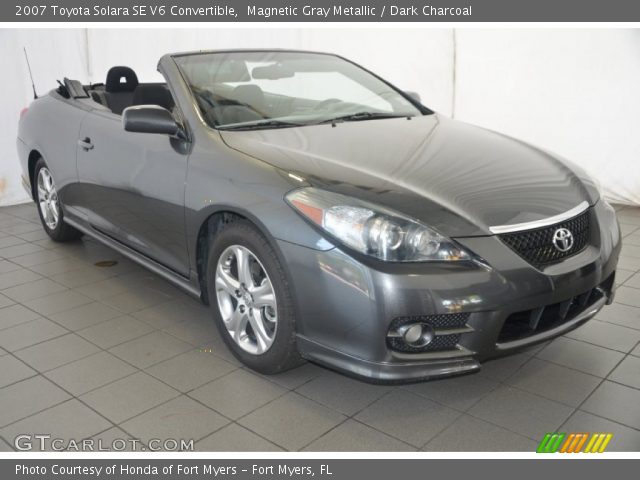 2007 Toyota Solara SE V6 Convertible in Magnetic Gray Metallic