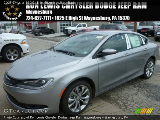 2015 Chrysler 200 S in Billet Silver Metallic