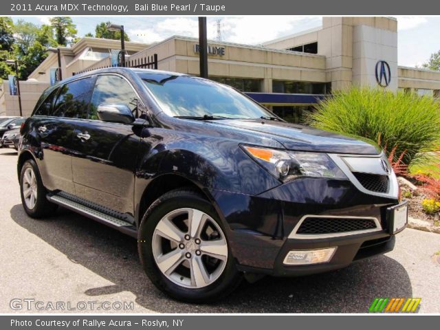 2011 Acura MDX Technology in Bali Blue Pearl