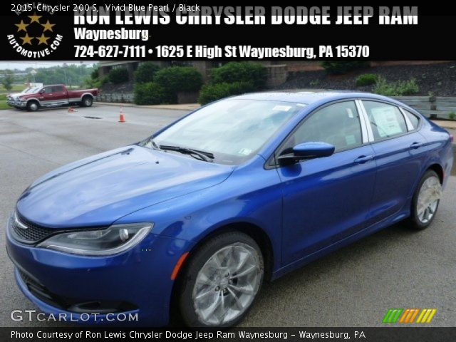 2015 Chrysler 200 S in Vivid Blue Pearl