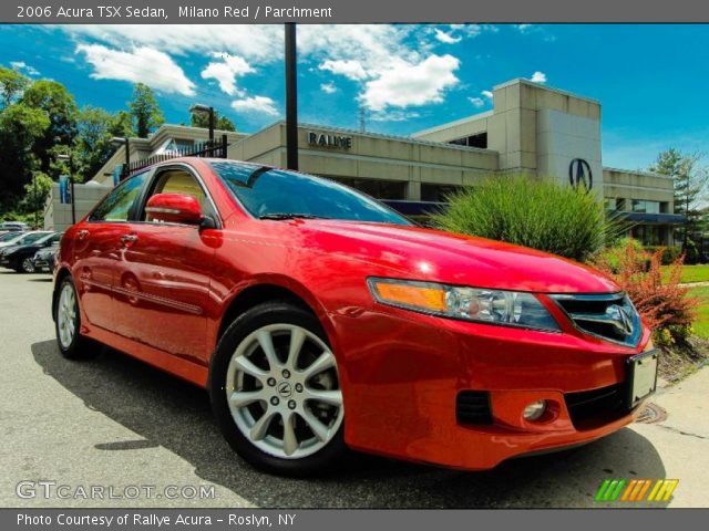 2006 Acura TSX Sedan in Milano Red