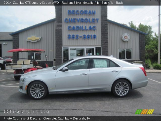 2014 Cadillac CTS Luxury Sedan AWD in Radiant Silver Metallic