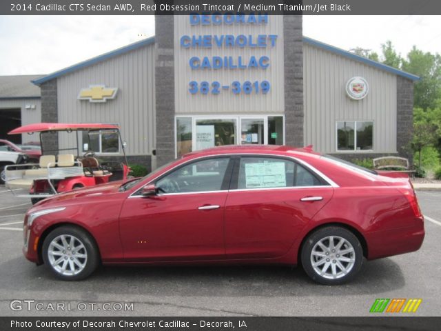 2014 Cadillac CTS Sedan AWD in Red Obsession Tintcoat