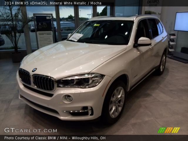 2014 BMW X5 xDrive35i in Mineral White Metallic