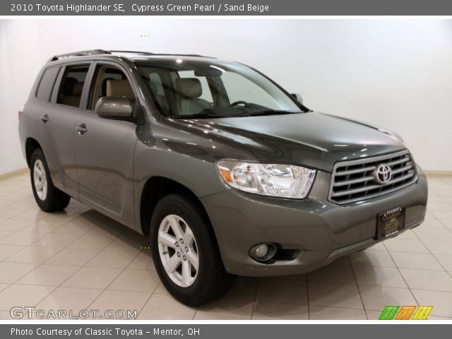 2010 Toyota Highlander SE in Cypress Green Pearl