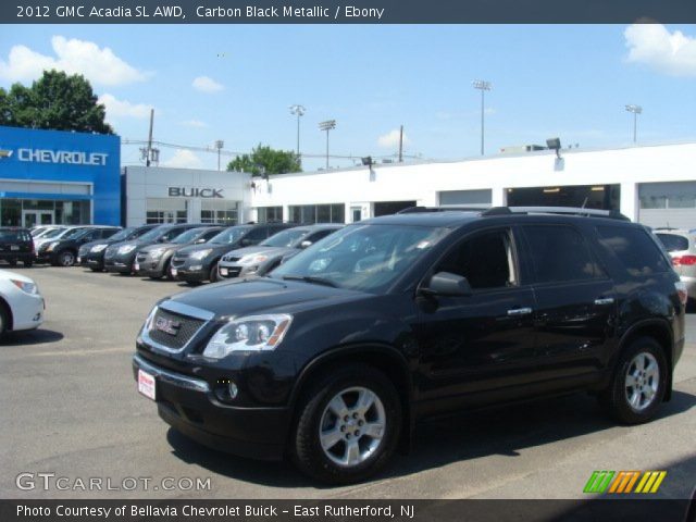 2012 GMC Acadia SL AWD in Carbon Black Metallic