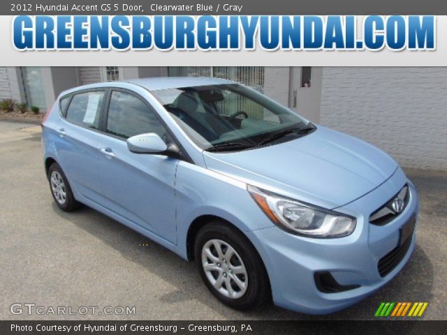 2012 Hyundai Accent GS 5 Door in Clearwater Blue
