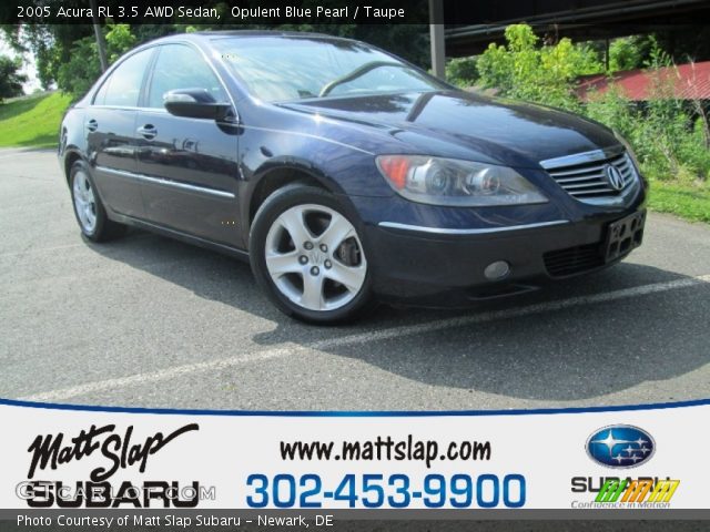 2005 Acura RL 3.5 AWD Sedan in Opulent Blue Pearl