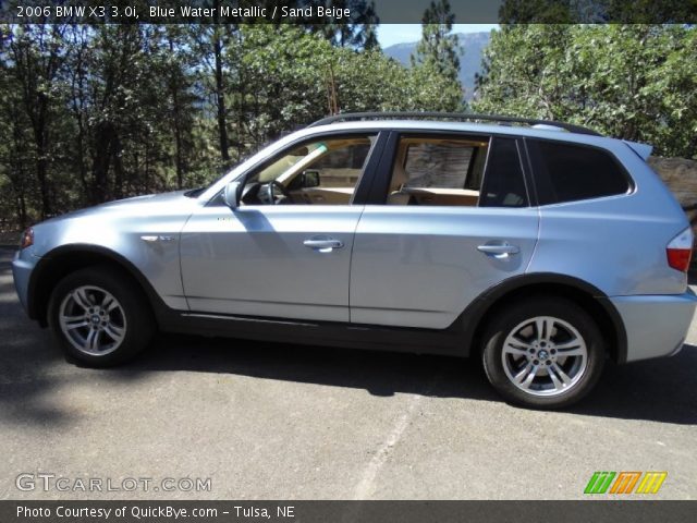 2006 BMW X3 3.0i in Blue Water Metallic