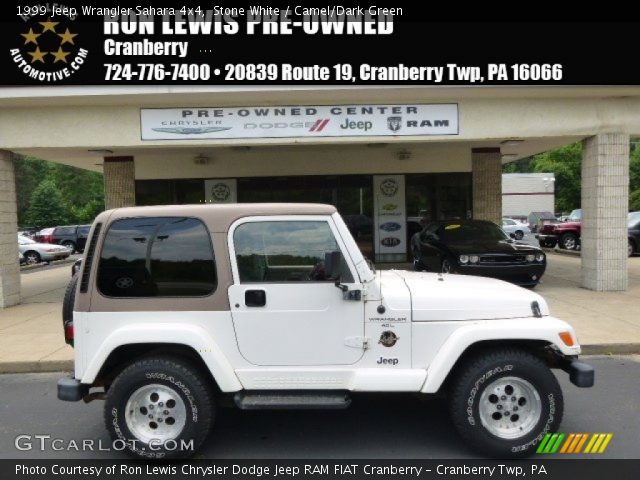 1999 Jeep Wrangler Sahara 4x4 in Stone White