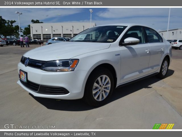 2014 Volkswagen Jetta Hybrid SE in Oryx White