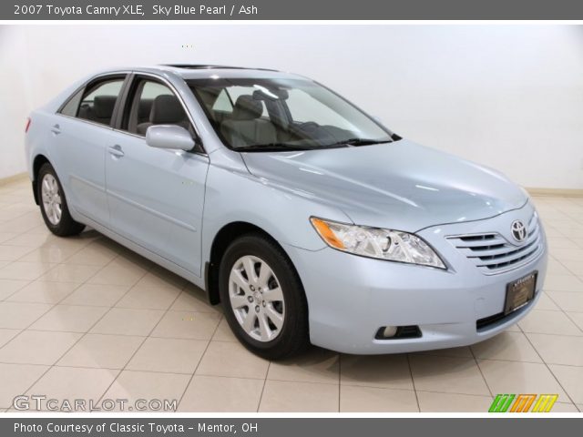 2007 Toyota Camry XLE in Sky Blue Pearl