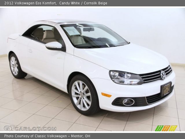 2012 Volkswagen Eos Komfort in Candy White