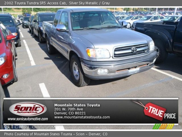 2002 Toyota Tundra SR5 Access Cab in Silver Sky Metallic