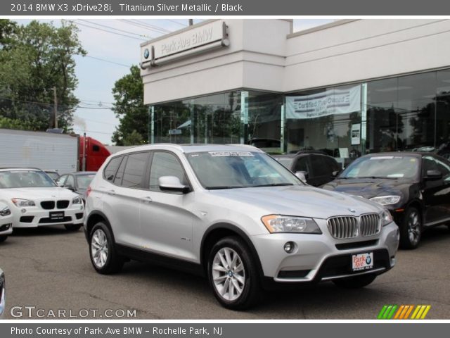 2014 BMW X3 xDrive28i in Titanium Silver Metallic