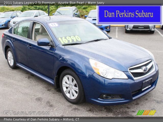 2011 Subaru Legacy 2.5i Premium in Azurite Blue Pearl