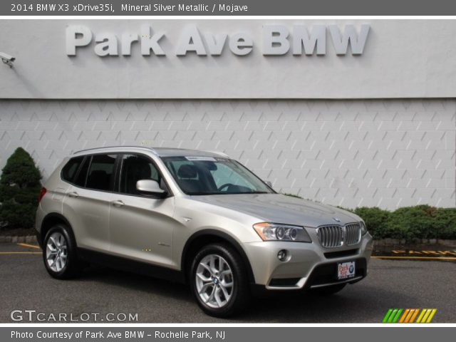 2014 BMW X3 xDrive35i in Mineral Silver Metallic