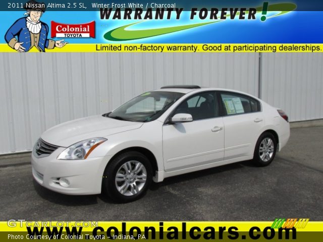 2011 Nissan Altima 2.5 SL in Winter Frost White