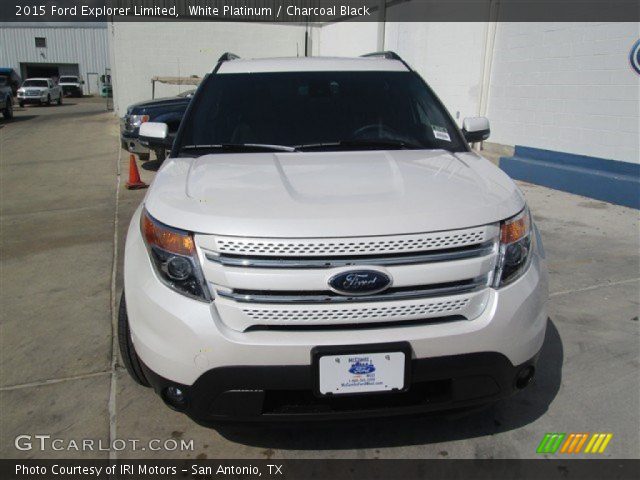 2015 Ford Explorer Limited in White Platinum