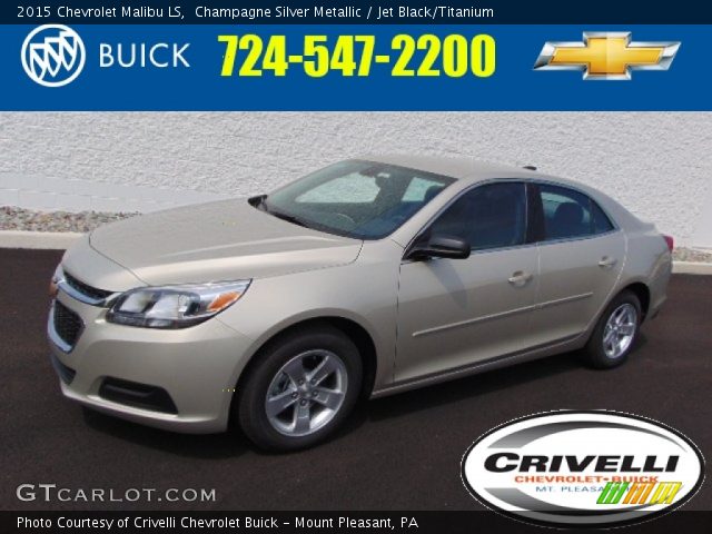 2015 Chevrolet Malibu LS in Champagne Silver Metallic