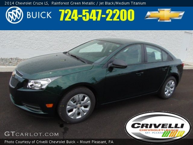 2014 Chevrolet Cruze LS in Rainforest Green Metallic