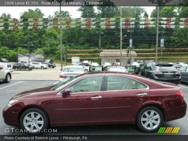 2008 Lexus ES 350 in Royal Ruby Red Metallic