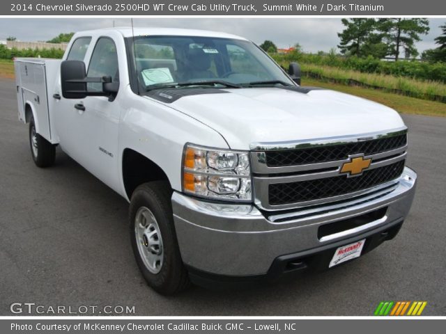 2014 Chevrolet Silverado 2500HD WT Crew Cab Utlity Truck in Summit White