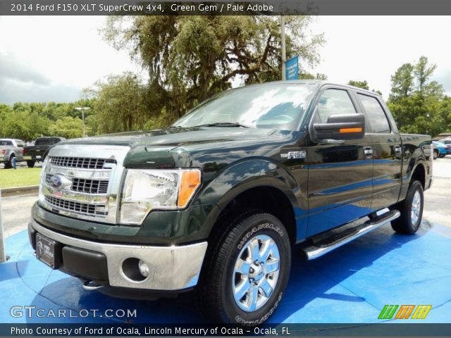 2014 Ford F150 XLT SuperCrew 4x4 in Green Gem