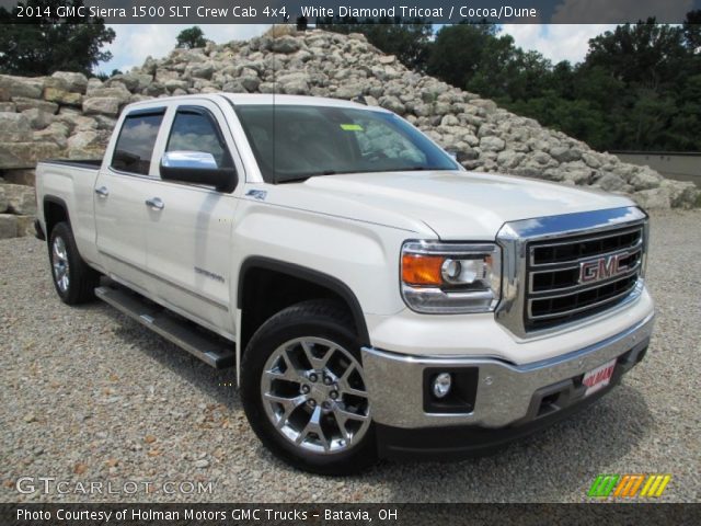 2014 GMC Sierra 1500 SLT Crew Cab 4x4 in White Diamond Tricoat