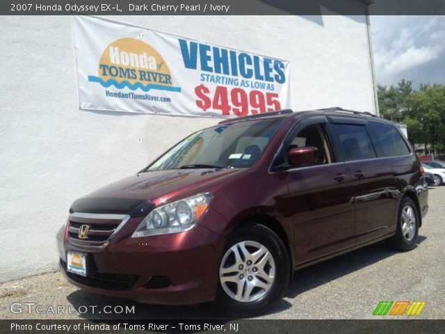 2007 Honda Odyssey EX-L in Dark Cherry Pearl