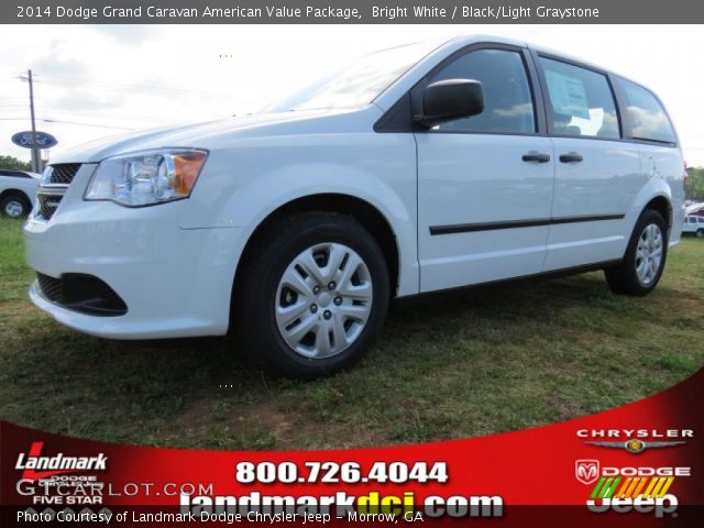 2014 Dodge Grand Caravan American Value Package in Bright White
