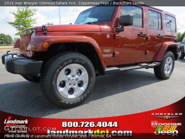 2014 Jeep Wrangler Unlimited Sahara 4x4 in Copperhead Pearl