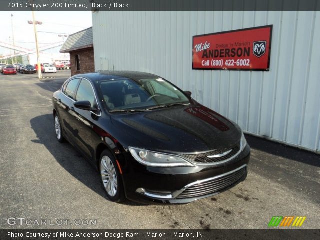 2015 Chrysler 200 Limited in Black
