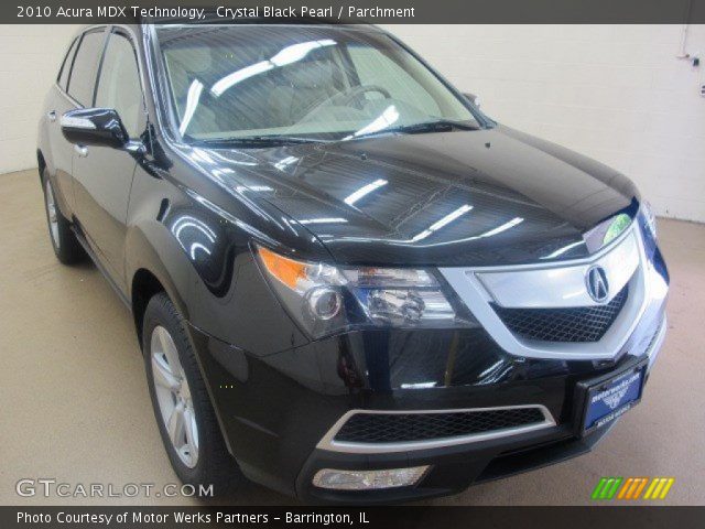 2010 Acura MDX Technology in Crystal Black Pearl
