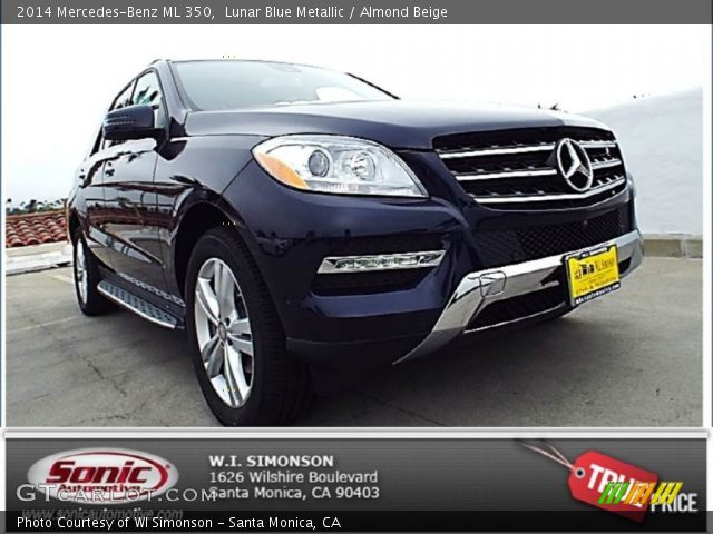 2014 Mercedes-Benz ML 350 in Lunar Blue Metallic