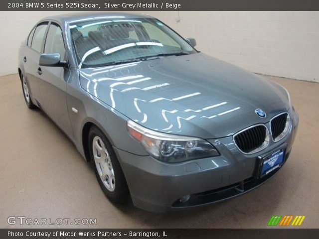2004 BMW 5 Series 525i Sedan in Silver Grey Metallic