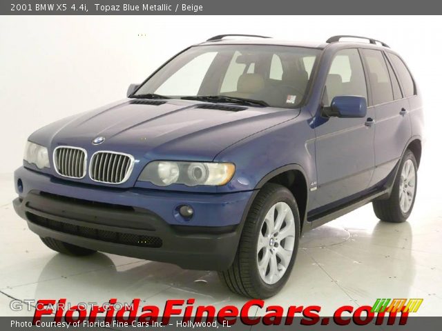 2001 BMW X5 4.4i in Topaz Blue Metallic
