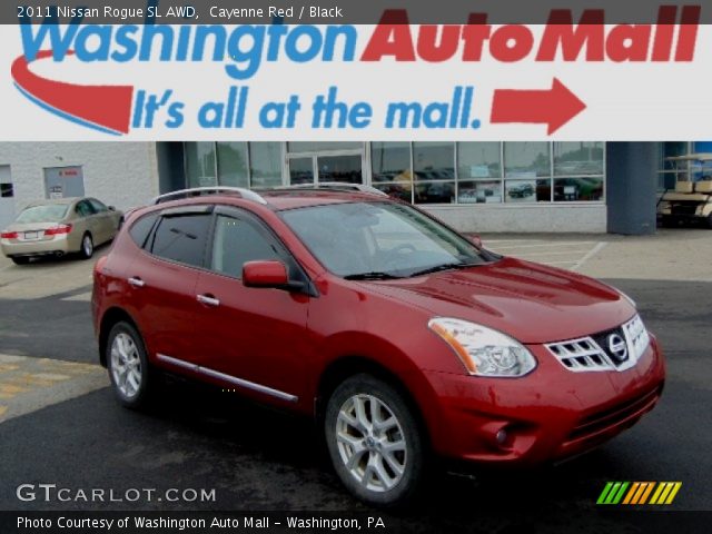 2011 Nissan Rogue SL AWD in Cayenne Red
