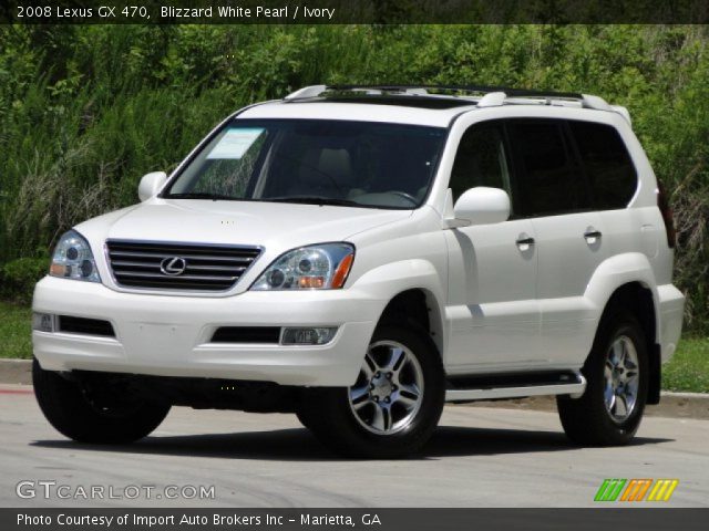 2008 Lexus GX 470 in Blizzard White Pearl