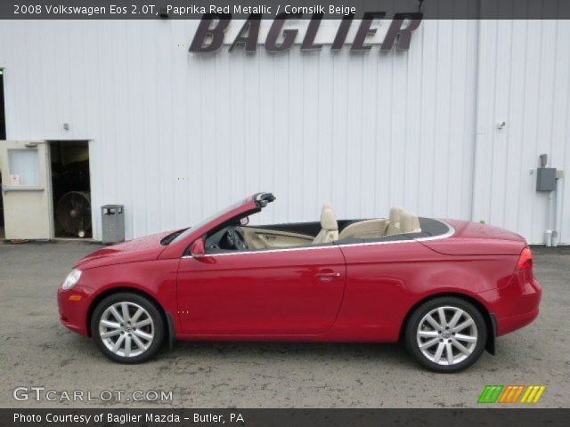 2008 Volkswagen Eos 2.0T in Paprika Red Metallic