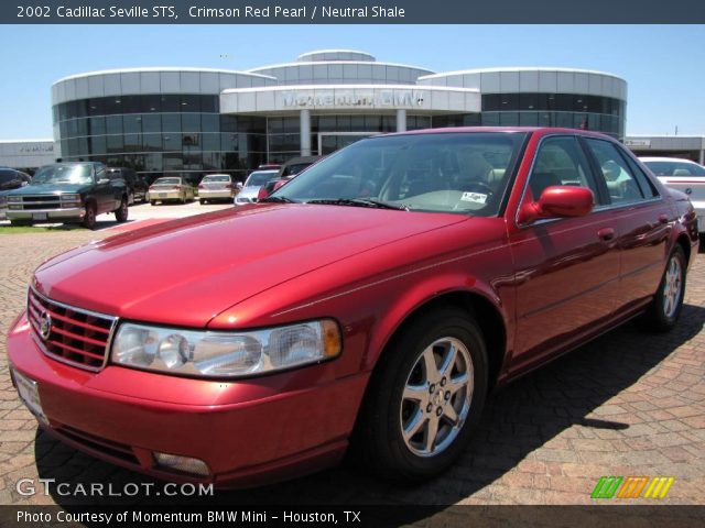 2002 Cadillac Seville STS in Crimson Red Pearl