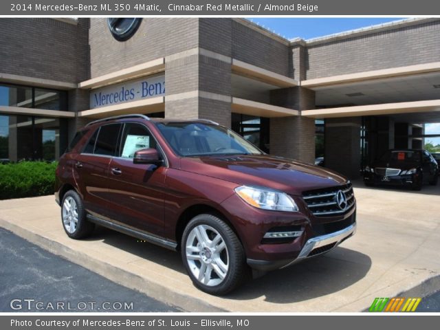 2014 Mercedes-Benz ML 350 4Matic in Cinnabar Red Metallic