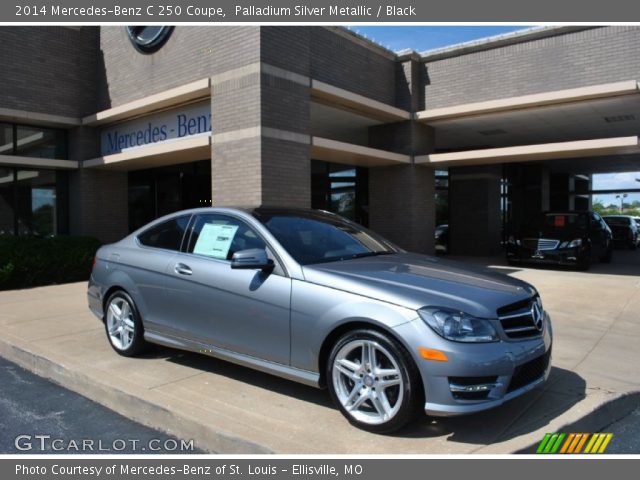 2014 Mercedes-Benz C 250 Coupe in Palladium Silver Metallic