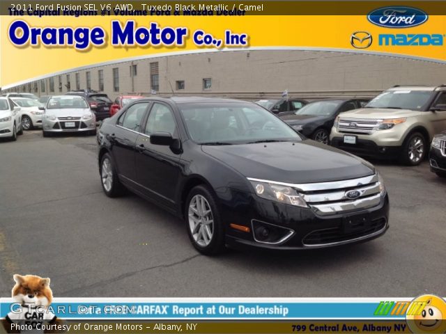 2011 Ford Fusion SEL V6 AWD in Tuxedo Black Metallic
