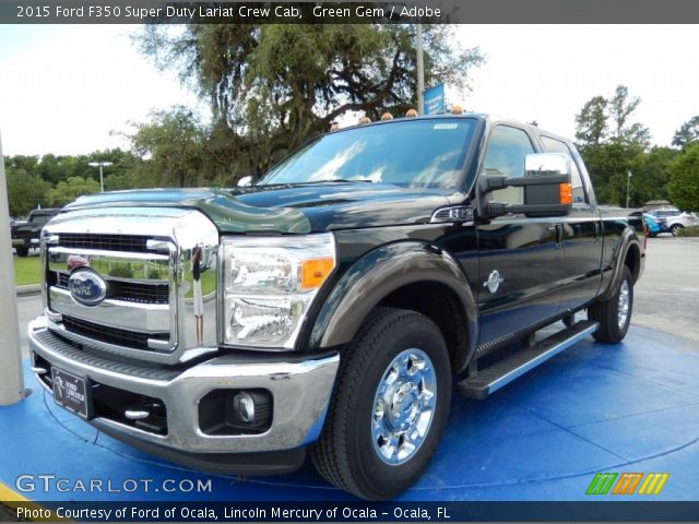 2015 Ford F350 Super Duty Lariat Crew Cab in Green Gem