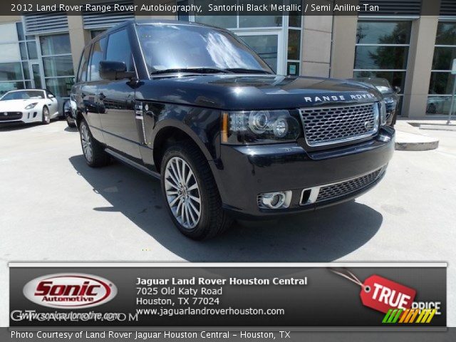 2012 Land Rover Range Rover Autobiography in Santorini Black Metallic