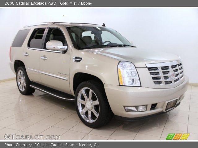 2008 Cadillac Escalade AWD in Gold Mist