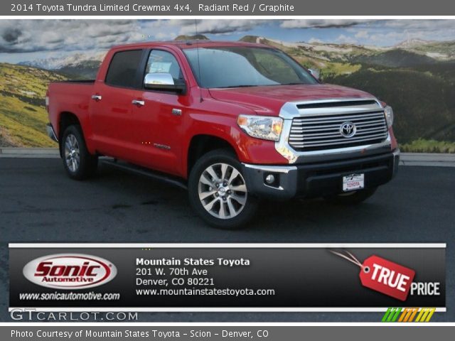 2014 Toyota Tundra Limited Crewmax 4x4 in Radiant Red