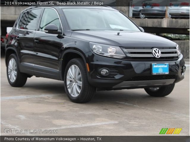 2014 Volkswagen Tiguan SE in Deep Black Metallic